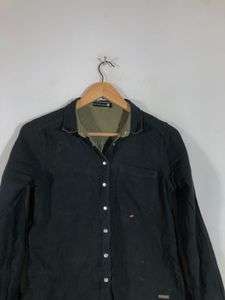 Black&amp;Green Reversible Shirt