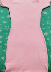 New Pink Midi Dress For Girls