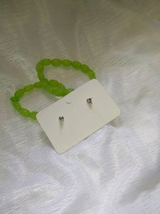 Korean Trident Earring ✨💚