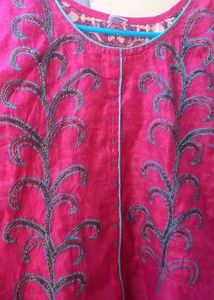 Kurta Frock Type Kadhai Wala Use Huawa Saaf