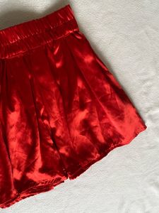 Red Mini Skirt