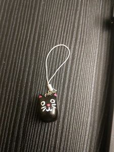 Cute Cat Phone Charm 🖤🐈‍⬛ ✨
