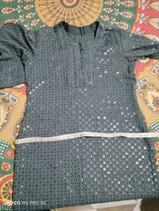 Elegant Grey Kurta