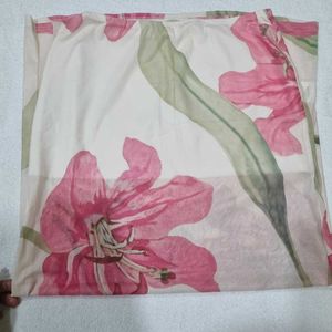 Floral Beach cover up skirt (free size)