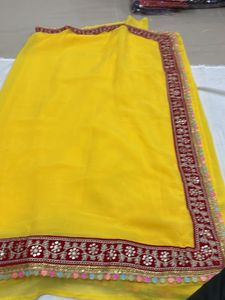 Elegant Yellow Saree