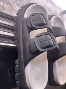 Comfortable Black Slide Sandals