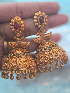 Gorgeous matt finish Jhumka Earrings