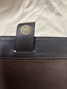 Calvin Klein Leather Messenger Bag