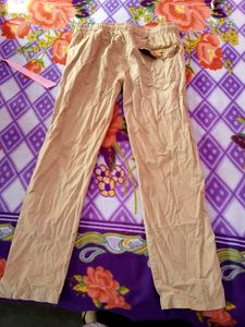 Beige trouser and khaki trousr  set o
