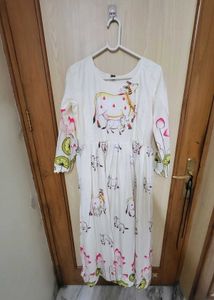 Unique Cow Print Dress Never Used
