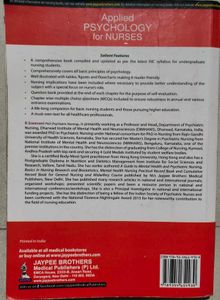 Applied Psychology for Nurses textbook.