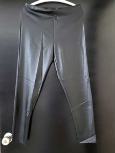 Black Faux Leather Leggings