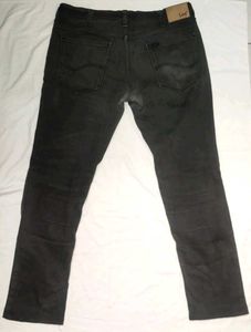 Dark Wash Corduroy Pants