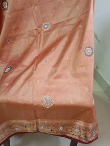 Traditional Saree With Minor Flaws And Spots