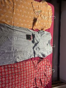 Ethnic Kurtas - Set of 3