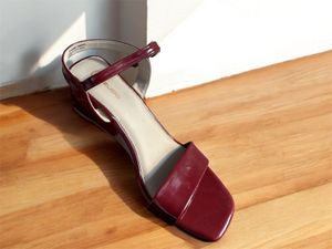Pinterest Burgundy Wedge Heel Sandals