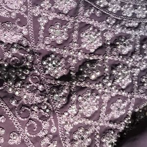 Beautiful Grey Blue Embroidered Suit – Brand New,