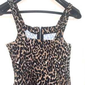 Leopard Print Mini Dress