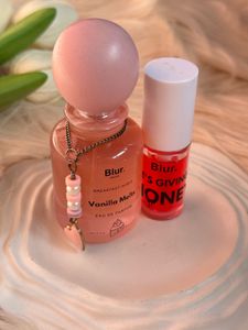 Blur Vanilla Melts perfume  &amp; Honey Juicy lip Oil