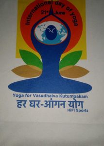 Yoga Day Graphic Tee/T-Shirt
