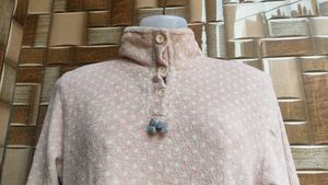 Cute Pink Polka Dot Sweater