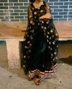 Black Anarkali Suit