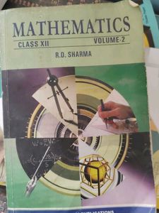 Rd Sharma Class 12 Maths Book