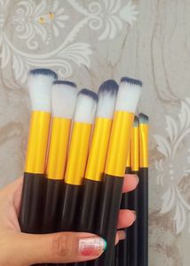 10 Makeup Brushes Set