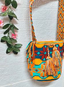 🎁Buy Two Get One Free🎁Colorful Handwoven 🧶 Bag