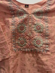 Elegant Embroidered Kurta pajama and dupatta setti