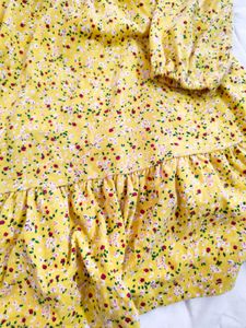 Yellow Floral Dress