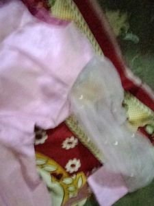 Cute Pink western Dress with pant