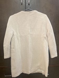 3/4 Sleeve Round Neck Overcoat