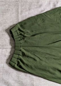 army green classy cord set