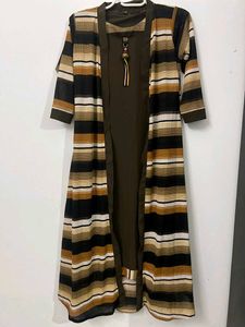 🚨Price Drop💥 Striped Duster Cardigan &amp; Dress S