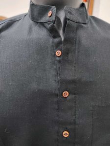 Black Kurta - Classic Style