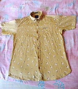 Floral Print Button-Down Shirt