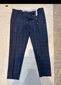 blue formal pants