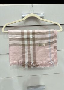 Burberry Pink  check Scarf