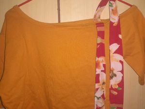 Yellow Bow Designed Top