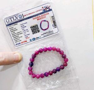 Natural Sugilite Heeling Bracelets Men's R Women's