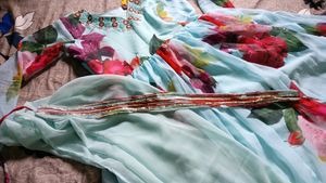 Flower Printed Women Grown