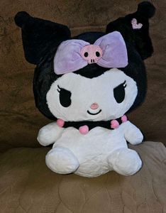 Kuromi Ribbon Plush 💜🖤