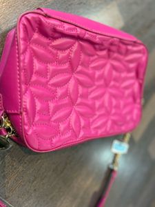 Dark Rani Colour  Sling Bag In New Condition