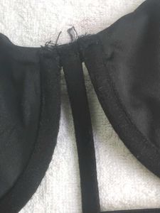 Strappy Cage Black Bra