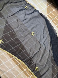 Black Embroidered Dupatta