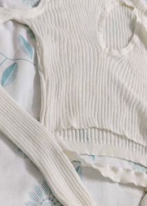 Cutout Knit Top