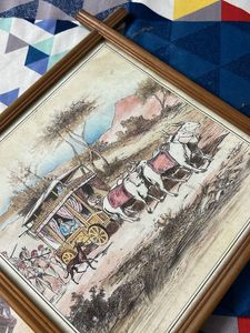 Vintage Framed Artwork (Set of 2)