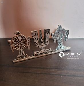 Antique German Silver Shanku Chakra