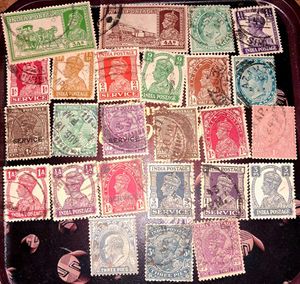 25British-India Stamp collection